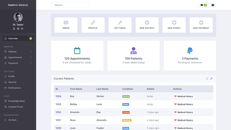 File Hosting Dashboard