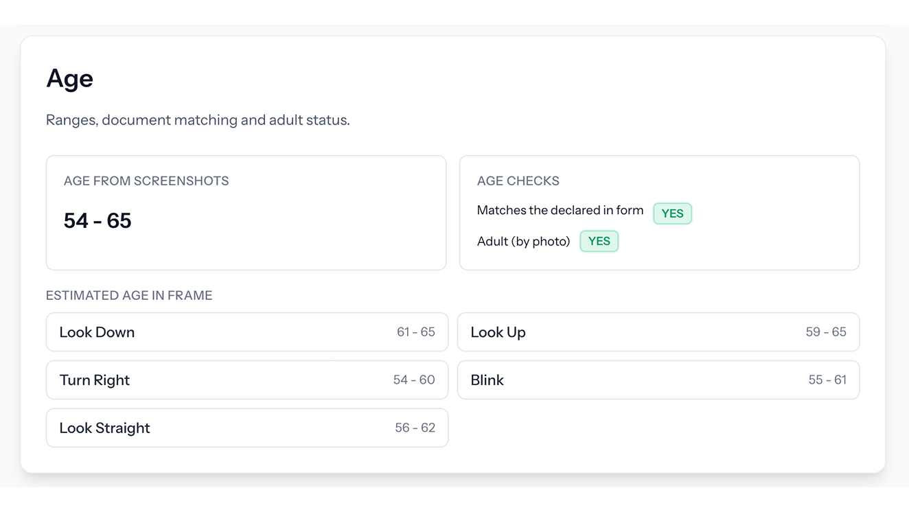 Age Verification and Digital Identity System